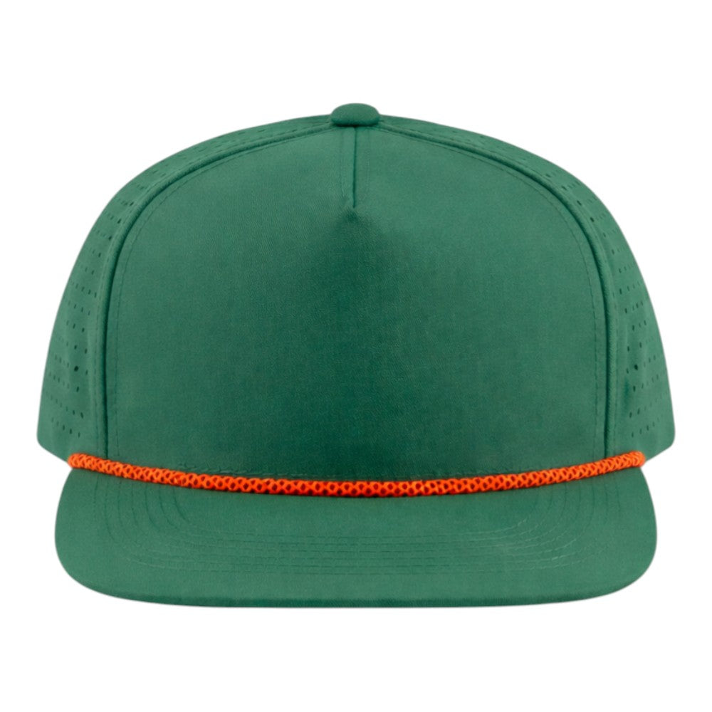 Blank Rope Hats Perforated Unstructured Cap