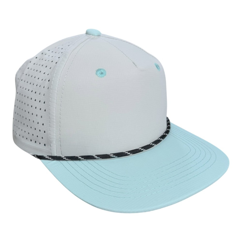 Blank Rope Hats Perforated Unstructured Cap