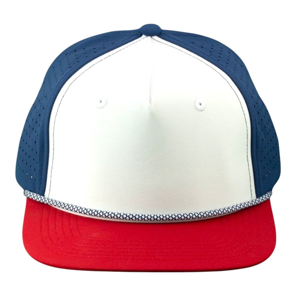 Blank Rope Hats Perforated Structured Cap
