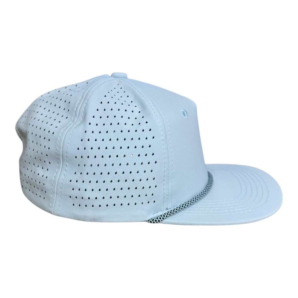Blank Rope Hats Perforated Unstructured Cap