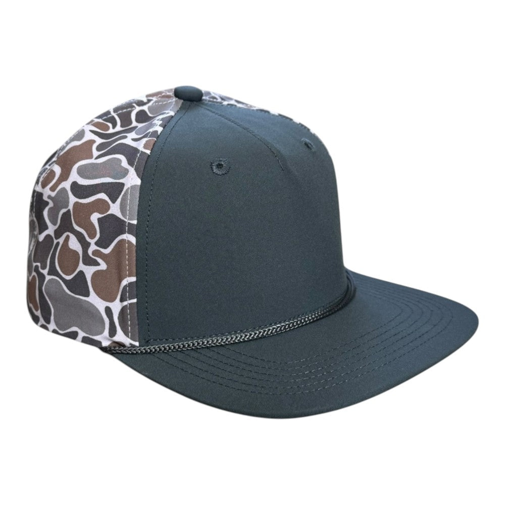 Blank Rope Hats Perforated Unstructured Cap