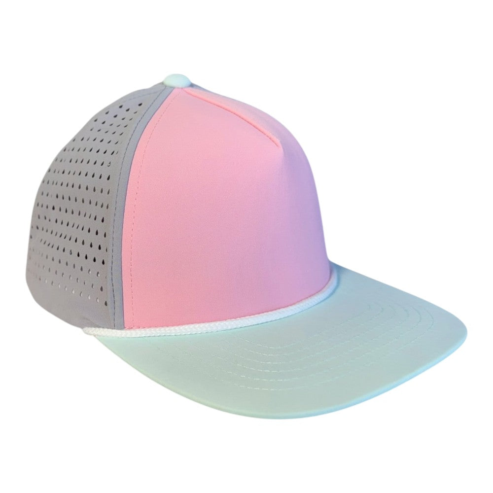 Blank Rope Hats Perforated Unstructured Cap
