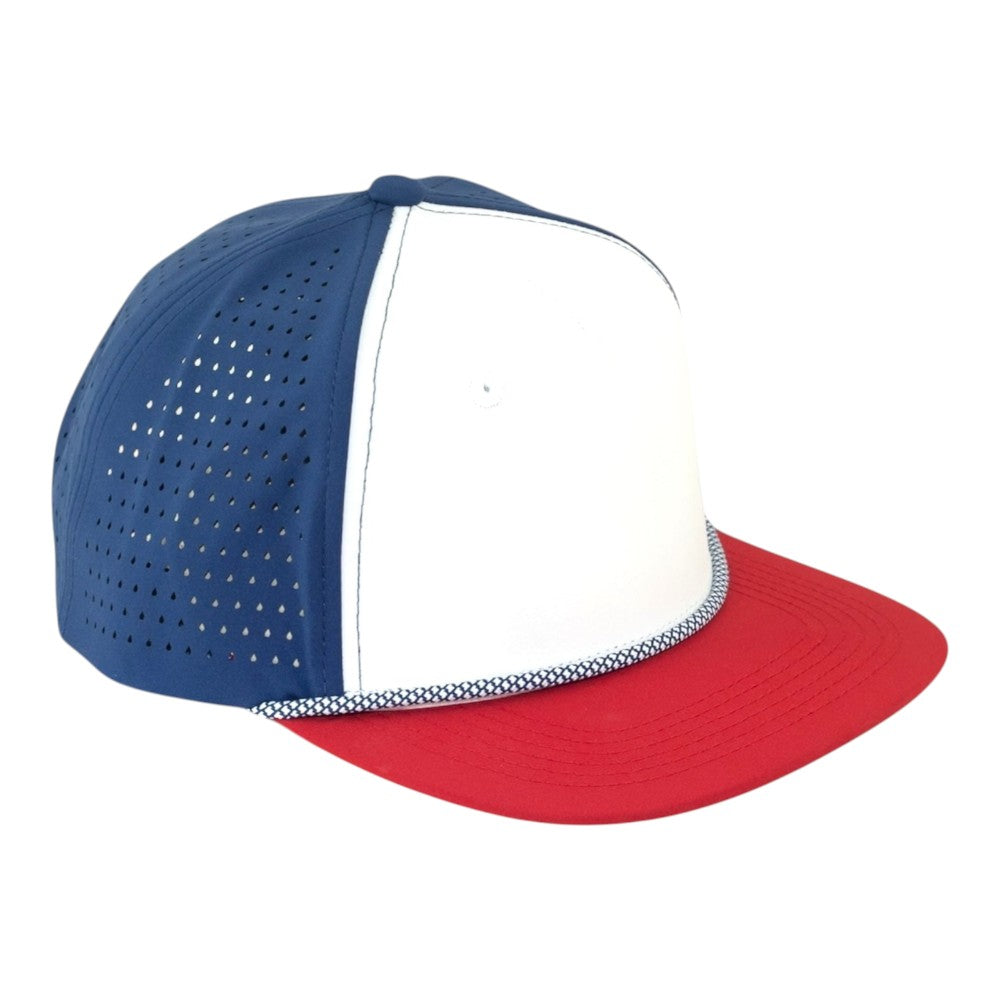 Blank Rope Hats Perforated Structured Cap